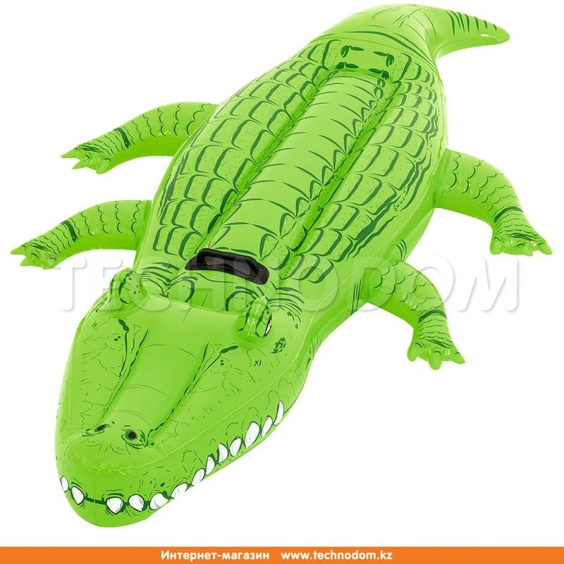 Надувная игрушка для катания верхом "Крокодил", BESTWAY, 203х117 см, Винил, Зелёный (41011) - фото #1