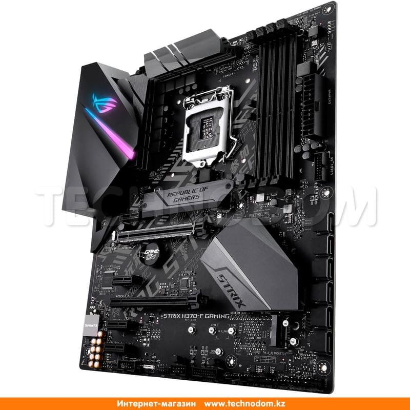 Материнская плата Asus ROG STRIX H370-F GAMING LGA1151 4DDR4 PCI-E 2x16 4x1 (HDMI+DP) ATX - фото #1