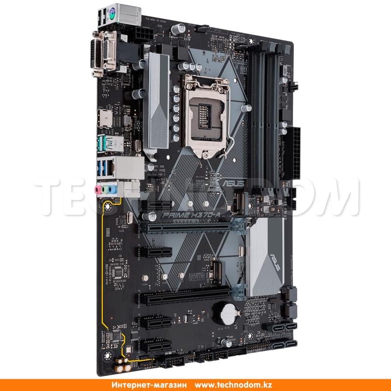 Материнская плата Asus PRIME H370-A LGA1151 4DDR4 PCI-E 2x16 4x1 (HDMI+DVI-D+VGA) mATX - фото #1