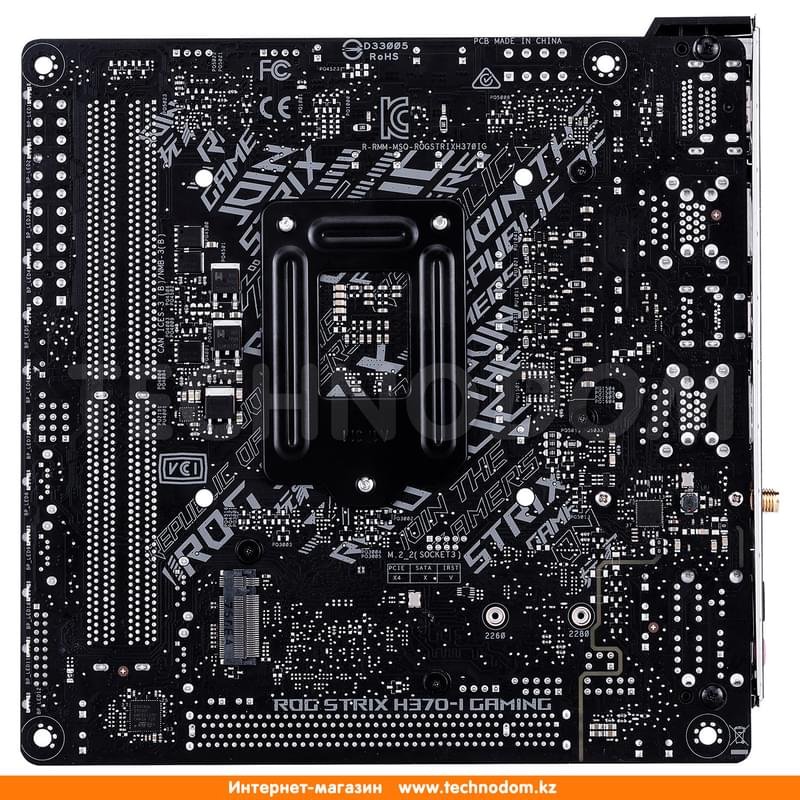 Материнская плата Asus ROG STRIX H370-I GAMING LGA1151 2DDR4 PCI-E 1x16 (HDMI+DP) MiniITX - фото #2