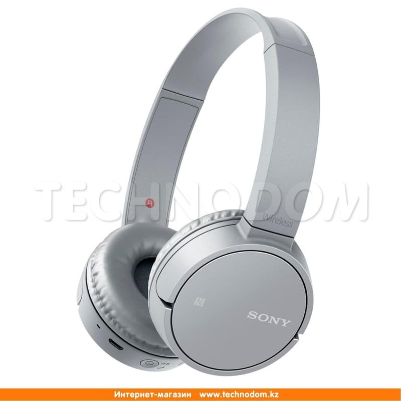 Наушники Накладные Sony Bluetooth WH-CH500, Grey - фото #0