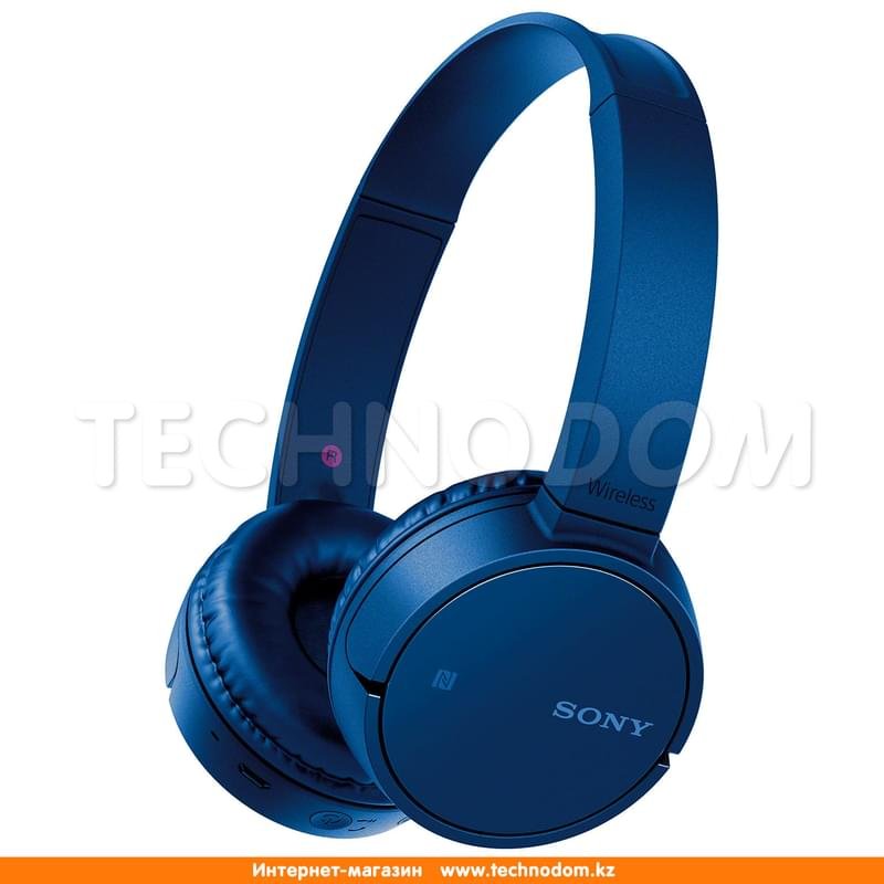 Наушники Накладные Sony Bluetooth WH-CH500, Blue - фото #0