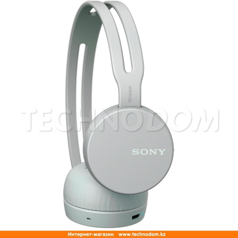Наушники Накладные Sony Bluetooth WH-CH400, Grey - фото #1