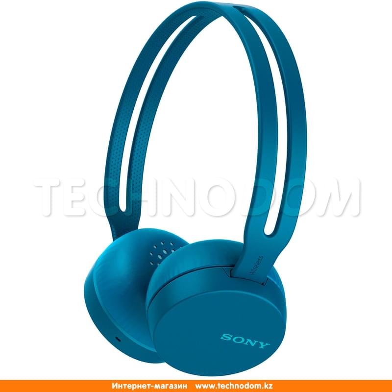Наушники Накладные Sony Bluetooth WH-CH400, Blue - фото #0