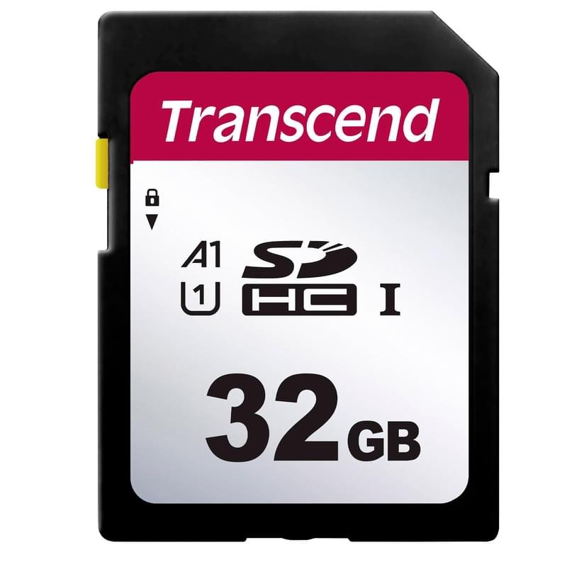 Карта памяти SD 32GB Transcend, TLC, UHS-I, U1 (TS32GSDC300S) - фото #0