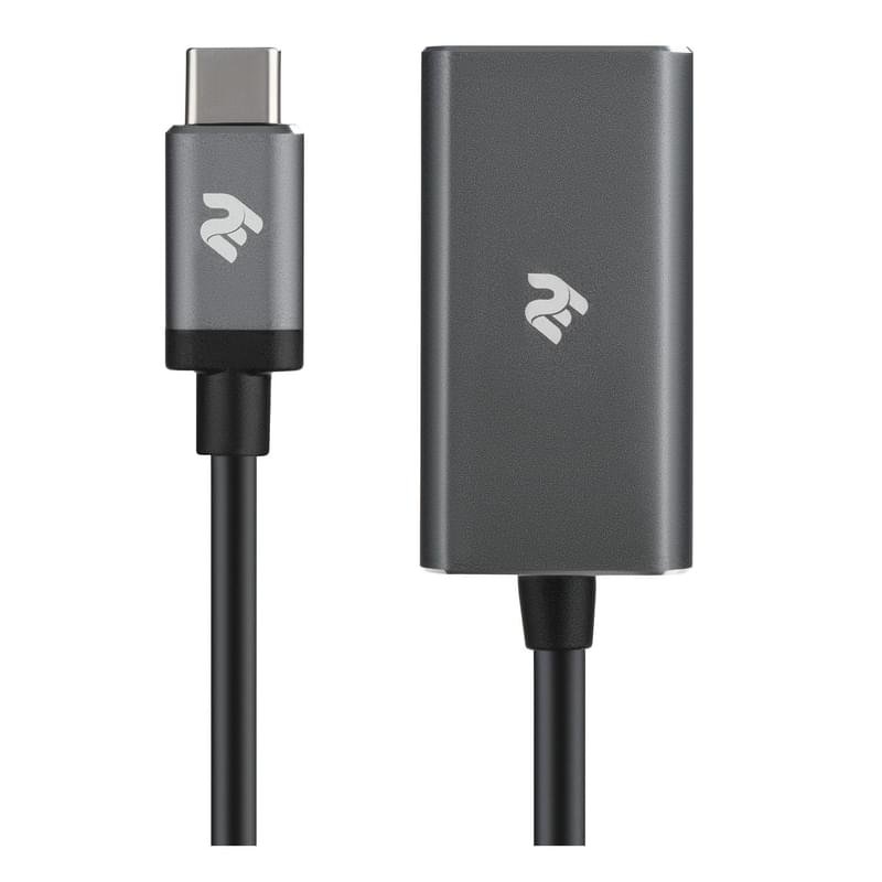 Адаптер 2E USB Type-C to 1*DP, Silver (2E-W1404) - фото #1