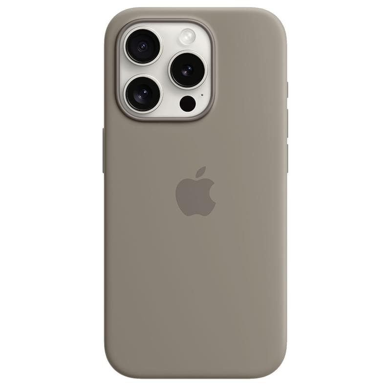 Чехол для iPhone 15 Pro, Silicone Case with MagSafe, Clay (MT1E3ZM/A) - фото #0
