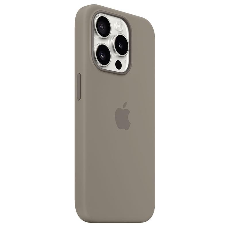 Чехол для iPhone 15 Pro, Silicone Case with MagSafe, Clay (MT1E3ZM/A) - фото #4