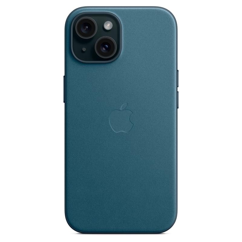 Чехол для iPhone 15 FineWoven Case with MagSafe, Pacific Blue (MT3G3ZM/A) - фото #4