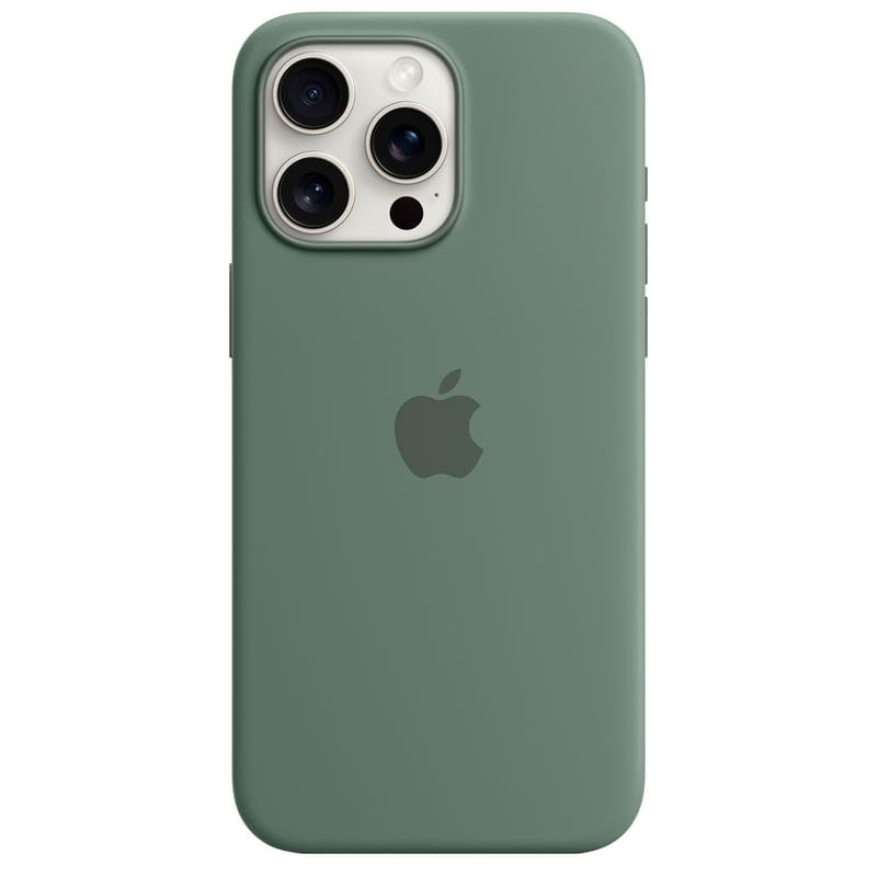 Чехол для iPhone 15 Pro Max, Silicone Case with MagSafe, Cypress (MT1X3ZM/A) - фото #2