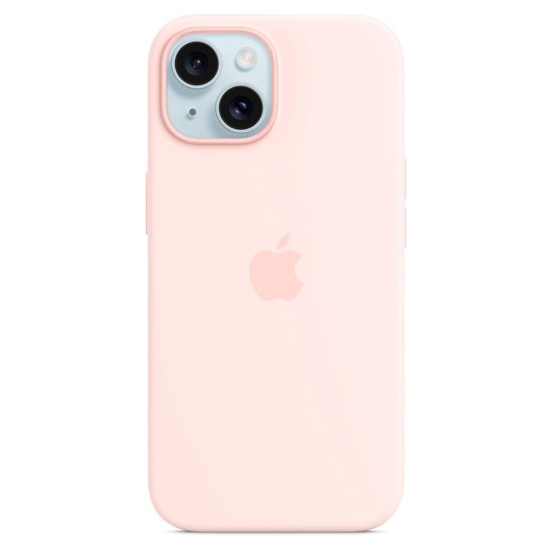 Чехол для iPhone 15, Silicone Case with MagSafe, Light Pink (MT0U3ZM/A) - фото #0