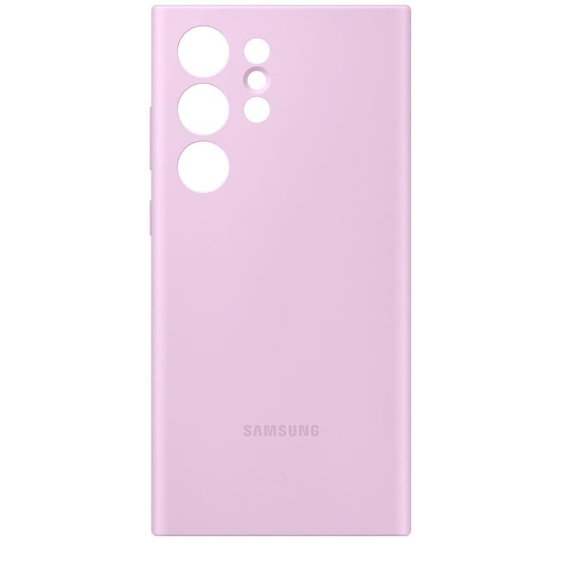 Чехол для Samsung Galaxy S23 Ultra Silicone Cover, Lilac (EF-PS918TVEGRU) - фото #1