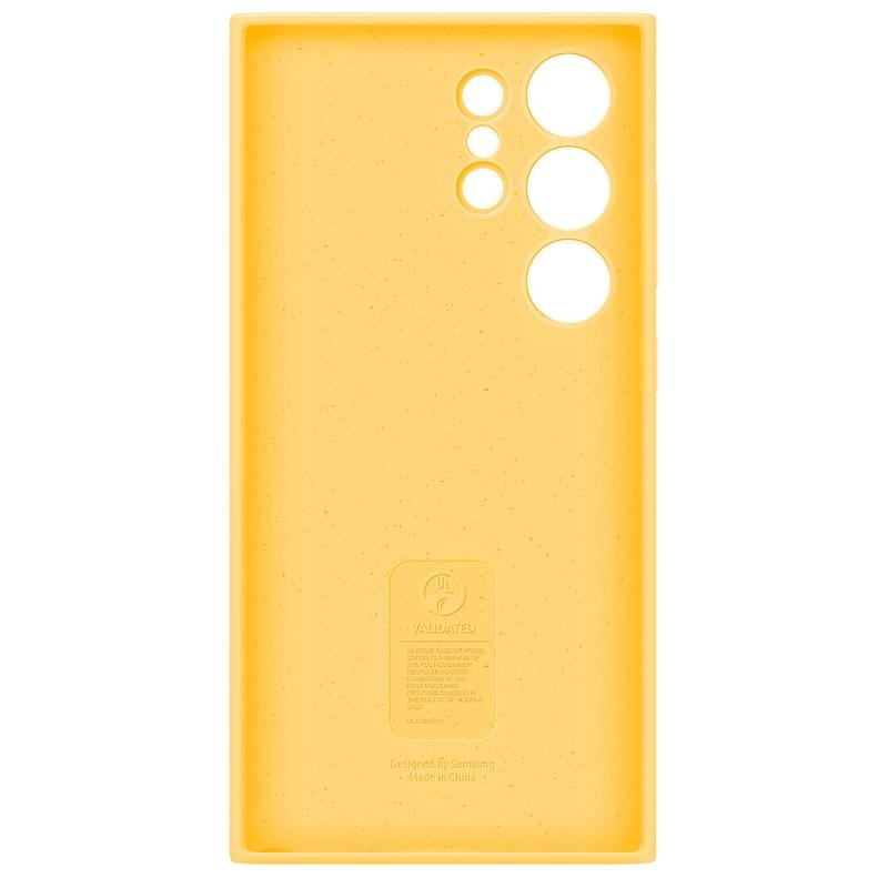 Чехол для смартфона Galaxy S24 Ultra (S24 Ultra) Silicone Case Yellow (EF-PS928TYEGRU) - фото #4
