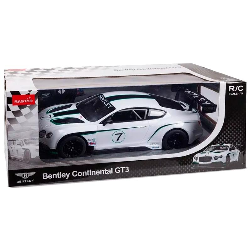 Радиоуправляемая Машина Bentley Continental GT3 1:14 White 70600W - фото #4