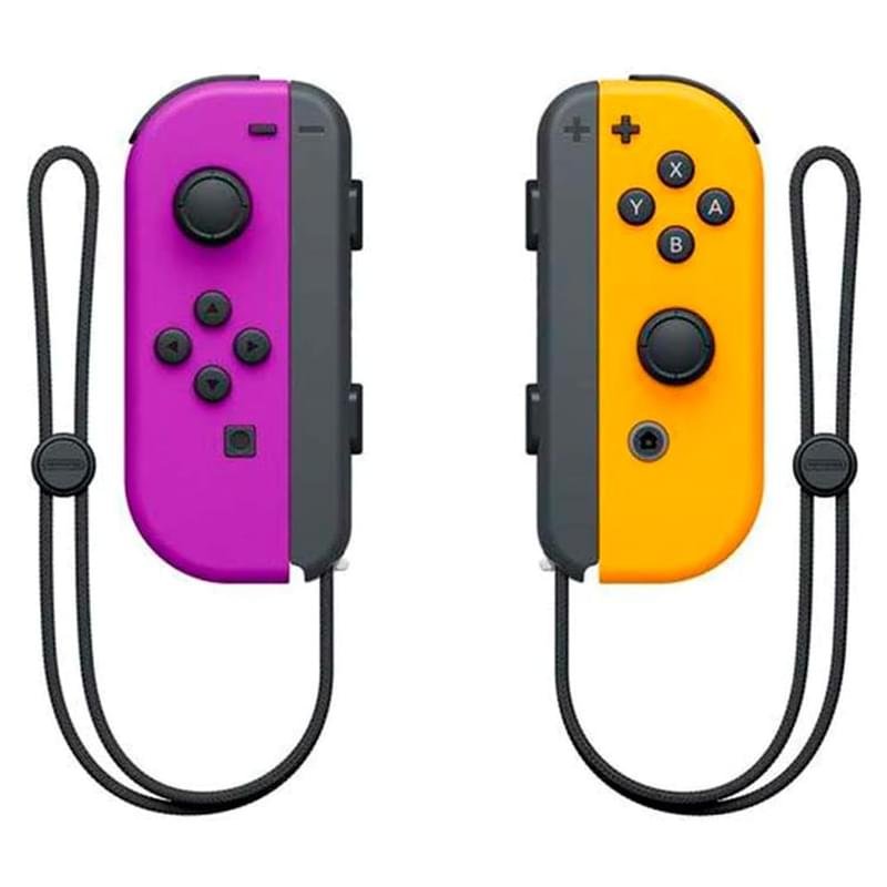 Джойстик беспроводной Nintendo Joy-con Purple/Orange (4902370544077) - фото #0
