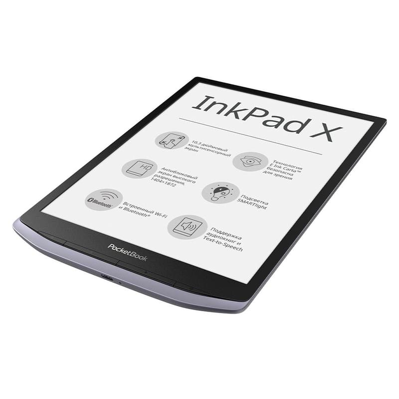 Электронная книга 10" PocketBook PB1040D Silver (PB1040D-M-WW) - фото #3