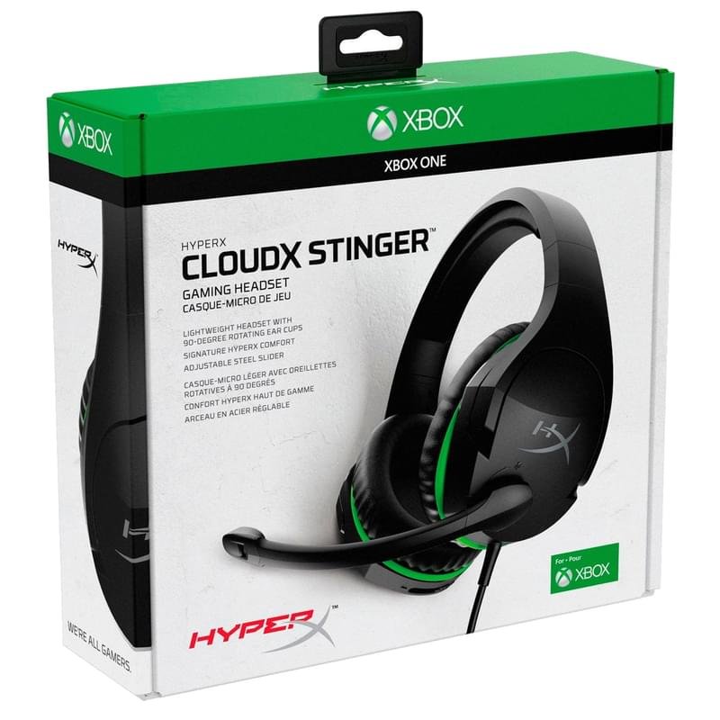 Игровая гарнитура HyperX CloudX Stinger Xbox, Black/Green (4P5K1AA) - фото #5
