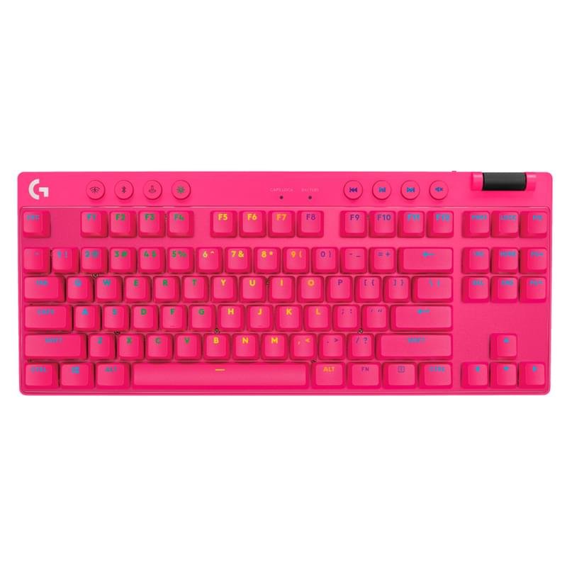 Игровая клавиатура беспроводная Logitech G Pro X TKL, Pink (920-012159) - фото #0