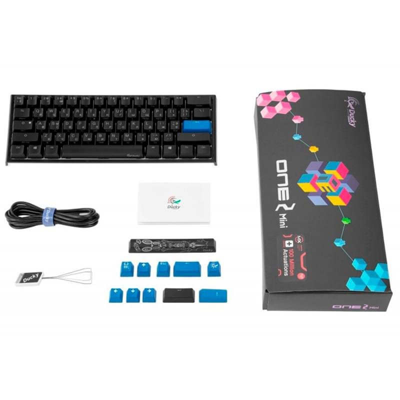 Игровая клавиатура Ducky One 2 Mini Black-White, Blue Switch (DKON2061ST-CRUPDAZT1) - фото #4