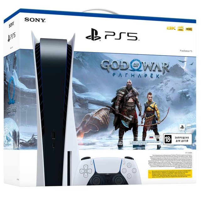 Игровая консоль Sony PS5 + God of War Ragnarök PS5 - фото #2
