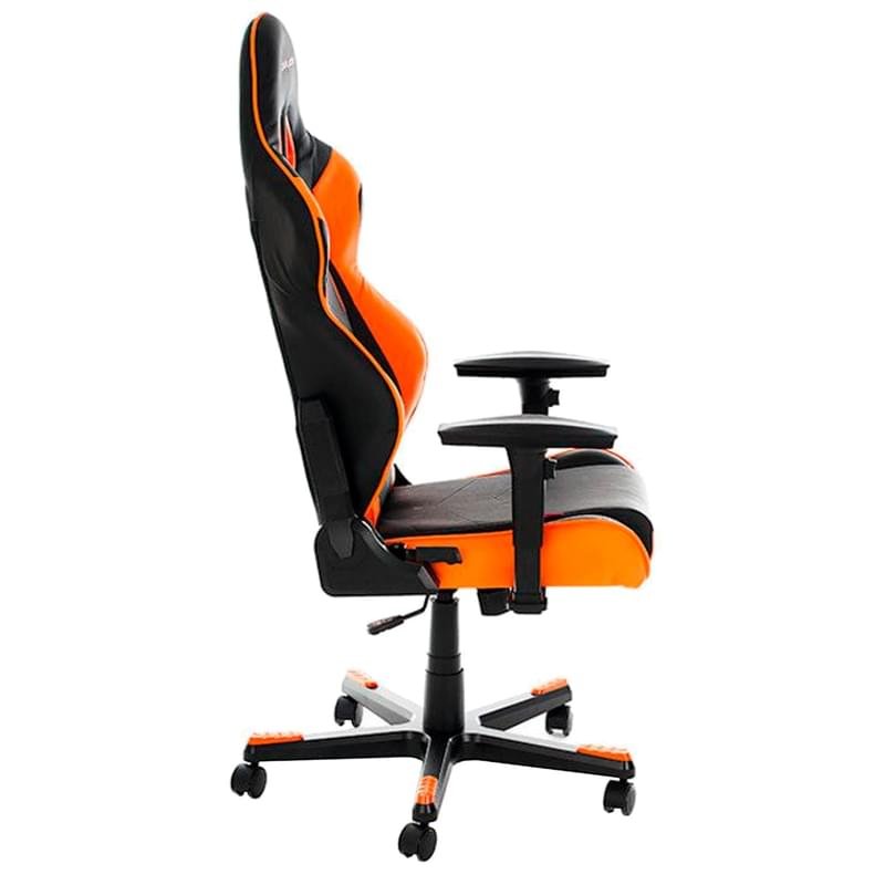 Игровое компьютерное кресло DXRacer OH/RE0/NO, Кожзам, (Ш)47*(Г)45*(В)134 см, Black/Orange - фото #1