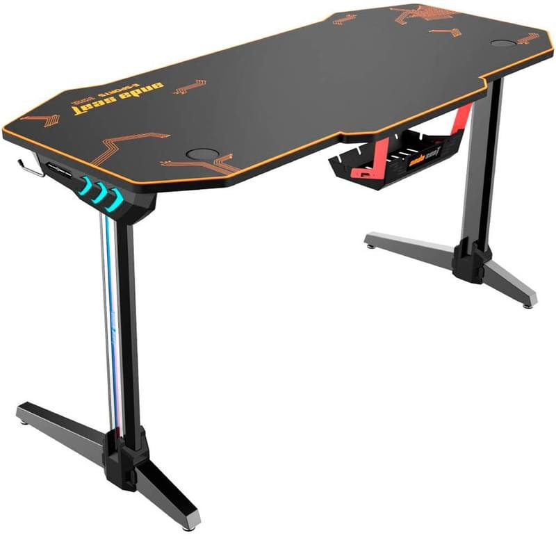 Игровой компьютерный стол AndaSeat Eagle 2, RGB (AD-D-1400-12-BB-L) - фото #3