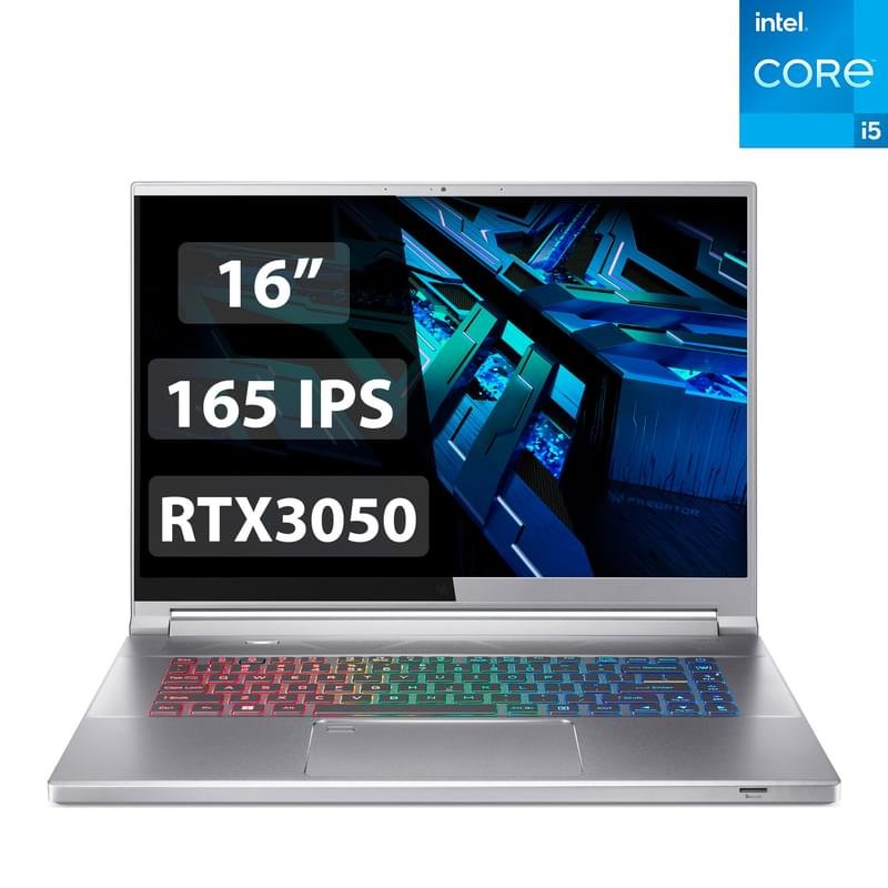 Игровой ноутбук Acer Predator Triton 300 SE PT316-51s i5 12500H / 16 / 512SSD / RTX3050Ti 4 / 16 / DOS / (NH.QGHER.006) - фото #0