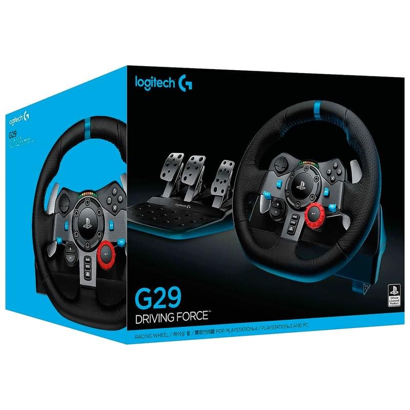Игровой руль PC/PS4 Logitech G29 Driving Force - фото #5