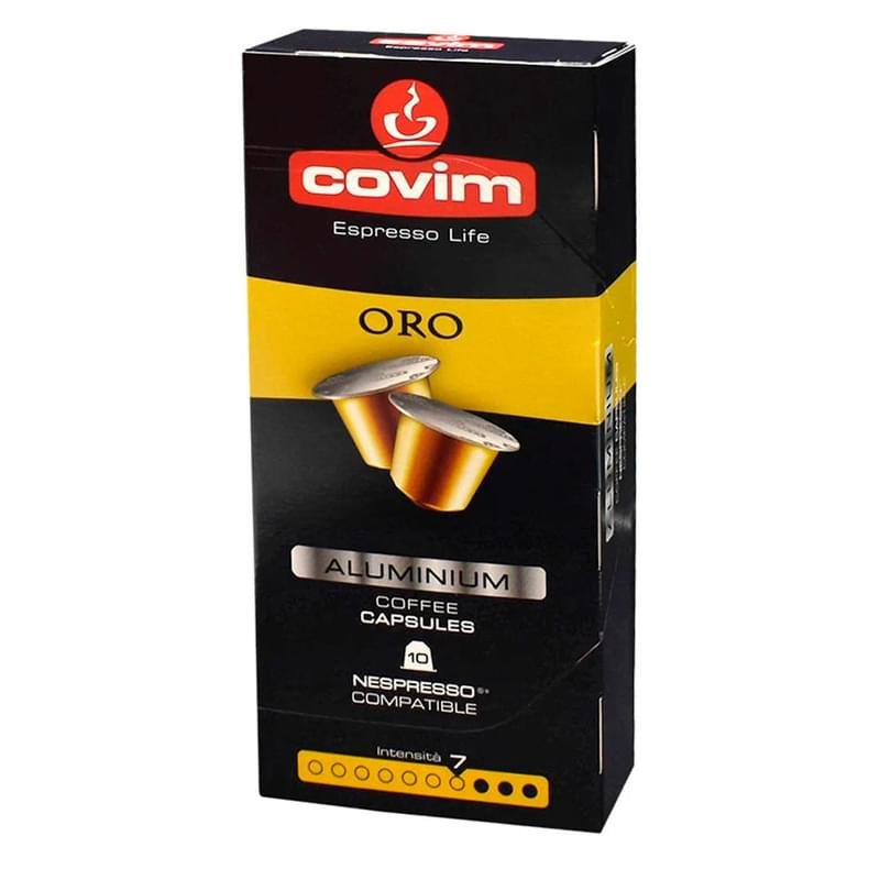 Капсулы кофейные Nespresso Covim Caffe' NE Alu Oro 10 шт - фото #0