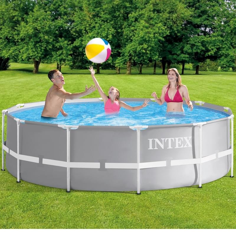 Каркасный бассейн INTEX, 457 х 107 см, 14614 л, с фильтр-насосом (26724NP) - фото #2