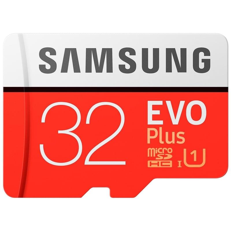 MicroSD 32GB Samsung Evo+Жады картасы, UHS-I 95MB/s, Class 10 + SD Adapter (MB-MC32GA/RU) - фото #0