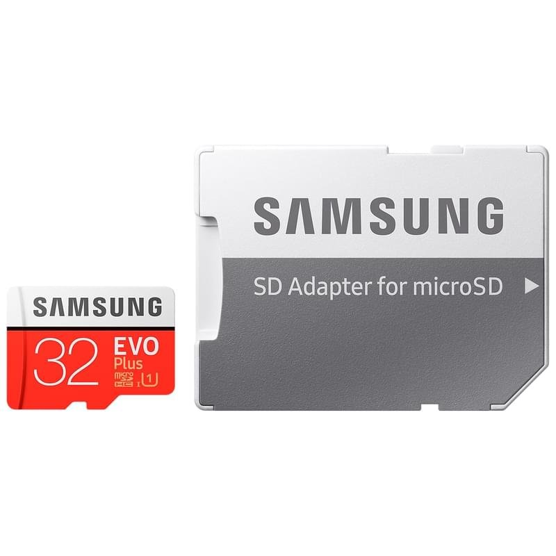 Карта памяти MicroSD 32GB Samsung Evo+, UHS-I 95MB/s, Class 10 + SD Adapter (MB-MC32GA/RU) - фото #4