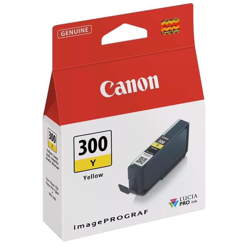 Картридж Canon PFI-300 Yellow (Для imagePROGRAF PRO 300) - фото #0