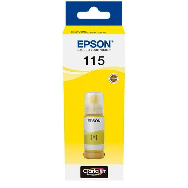 Картридж Epson 115 EcoTank Yellow (Для L8160/L8180) СНПЧ - фото #0