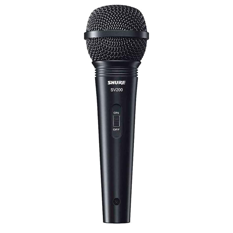 Микрофон динамический SHURE SV200-A вокальный (XLR-XLR), черный - фото #0