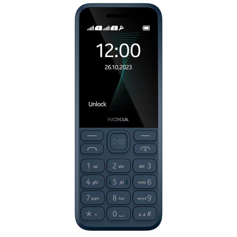 Ұялы телефон GSM Nokia 130 DS 2023 Dark BlueBLX-2.4-0-2 Dark Blue - фото #0