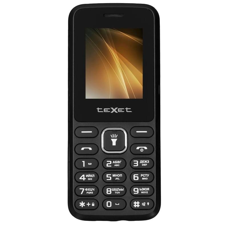 Мобильный телефон Texet TM-118 Black - фото #0