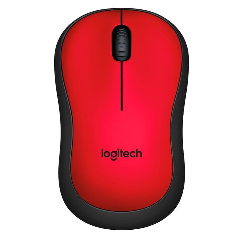 Мышка беспроводная USB Logitech M220 Silent, Red, 910-004880 - фото #0