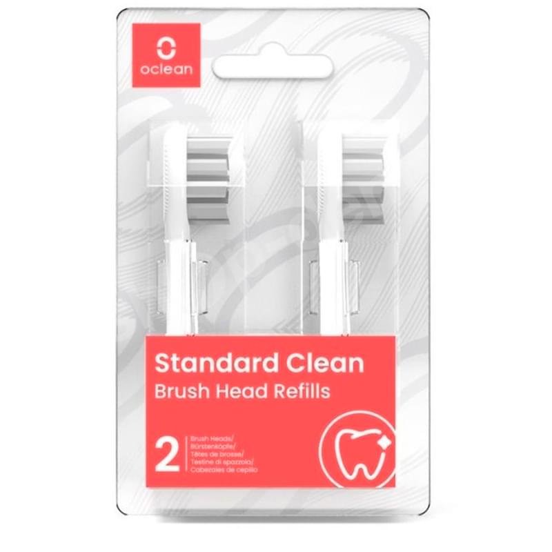 Oclean Standard Clean тіс щеткасының саптамалары Ақ 2 дана - фото #1