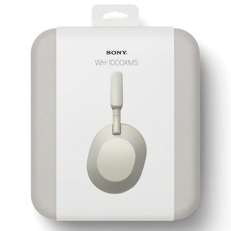 Наушники Накладные Sony Bluetooth WH1000XM5S.E, Silver - фото #6