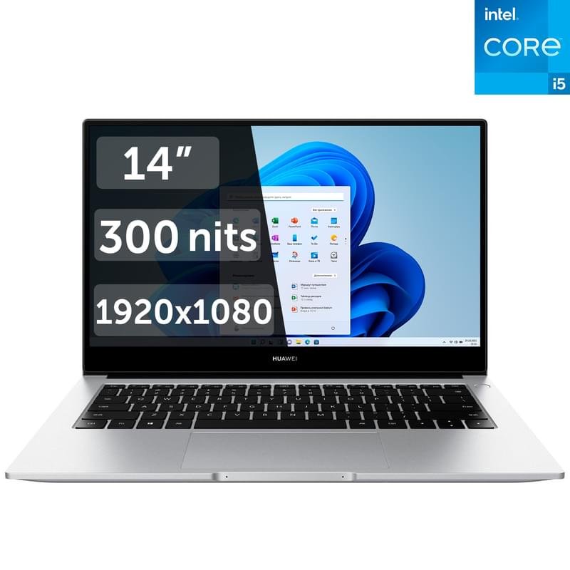 14'' Huawei MateBook Ноутбугі D14 (51135G7-8-512-W) (NobelD-WDH9D) - фото #0