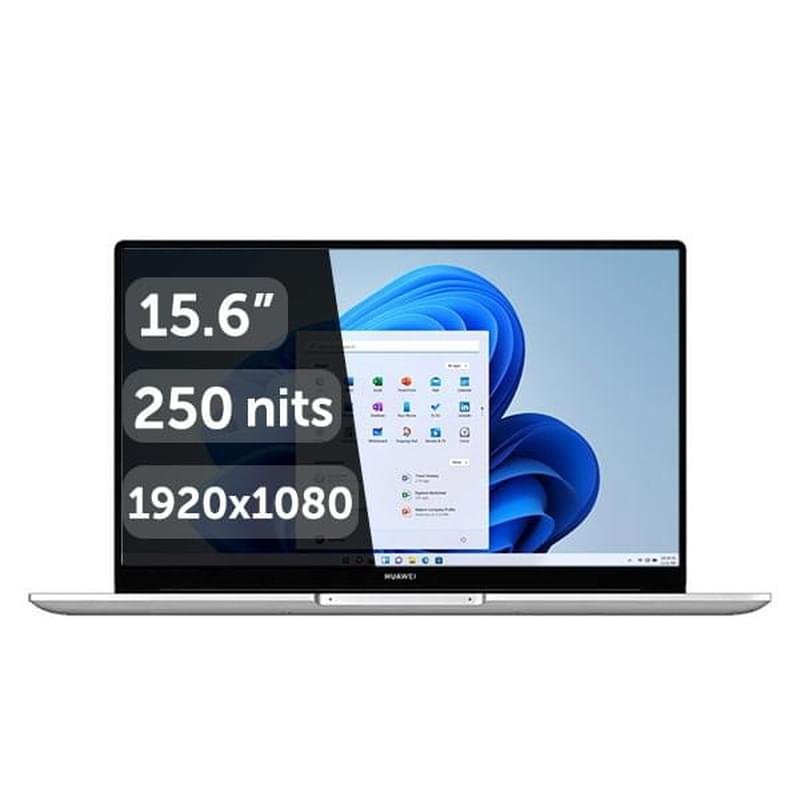 Ноутбук HUAWEI MateBook D15 Ryzen 5 5500U / 16ГБ / 512SSD / 15.6 / Win11 / (BohrM-WFQ9A) - фото #0
