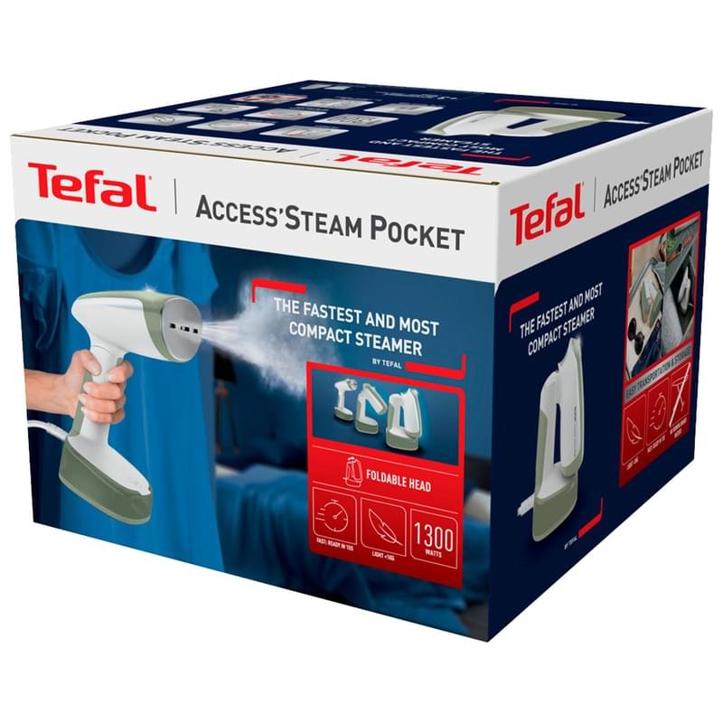 Ручной отпариватель Tefal Access Steam Pocket Lichen DT-3053E1			 - фото #5