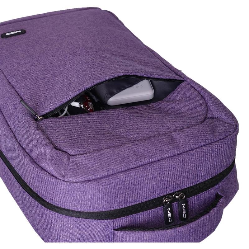 Рюкзак для ноутбука 15.6" NEO NEB-065, Purple, полиэстер (NEB-065PL) - фото #8