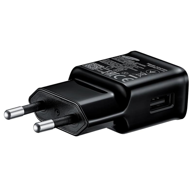 Сетевое зарядное устройство 1*USB, 2A + каб. Type-C, Samsung, Fast Charge, Черный (EP-TA20EBECGRU) - фото #1