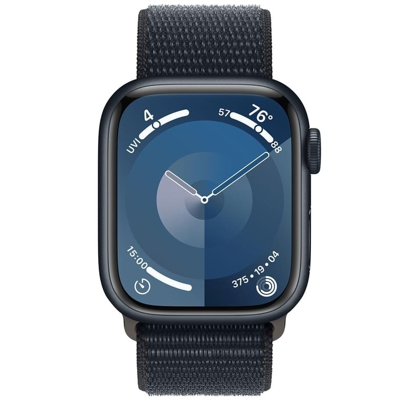 Смарт Часы Apple Watch Series 9, 41mm Midnight Aluminium Case with Midnight Sport Loop (MR8Y3) - фото #1