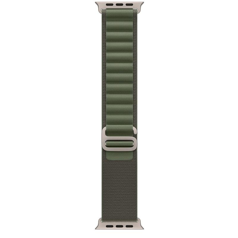 Смарт часы Apple Watch Ultra, 49mm Titanium Case with Green Alpine Loop - Small (MNHJ3RB/A) - фото #2