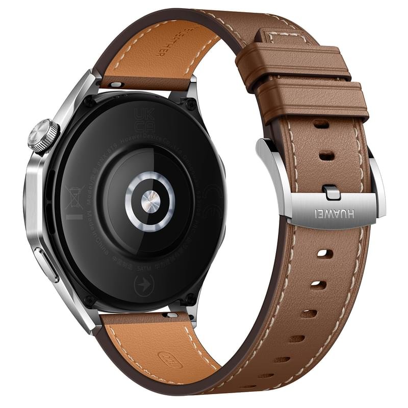 Смарт часы Huawei Watch GT4 (46mm), Brown Leather Strap (Phoinix-B19L) - фото #3