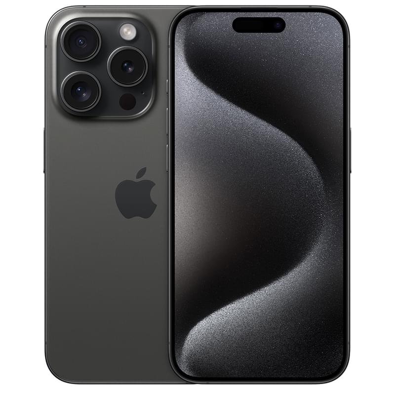 Смартфон Apple iPhone 15 Pro 256/8GB Black Titanium (MTV13) - фото #0