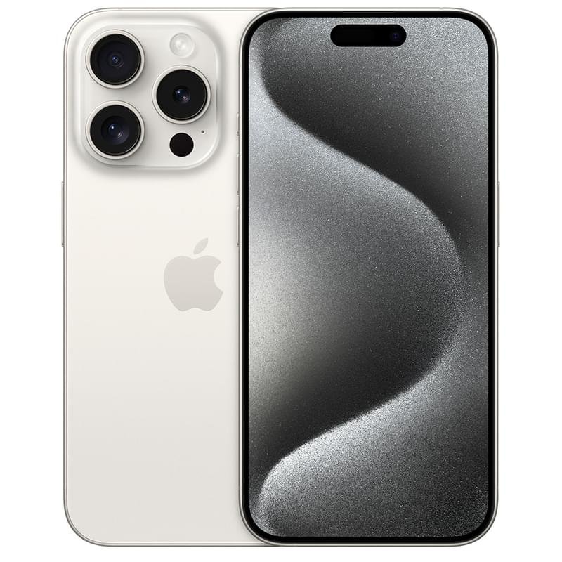 Смартфон Apple iPhone 15 Pro 512/8GB White Titanium (MTV83) - фото #0
